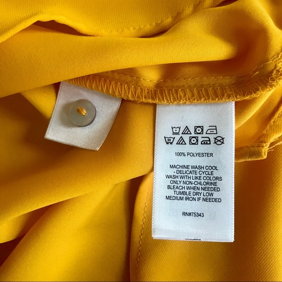 RACHEL ZOE MUSTARD TOP - NWT! - Picture 5 of 8